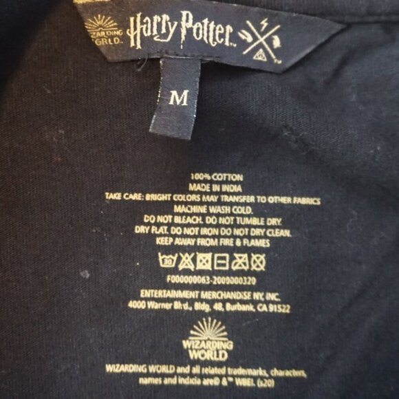 Wizarding World Harry Potter New York Black Short Sleeve Shirt Tee, Size M - Picture 4 of 7